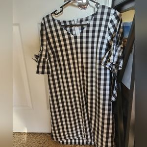 J. Crew gingham dress size S